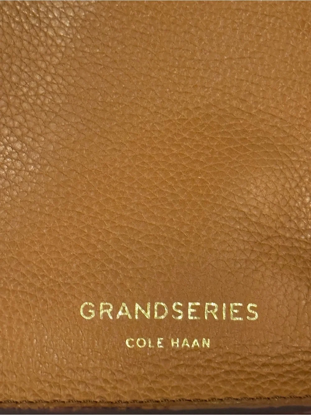 Cole Haan GrandSeries British Tan Leather Convertible Unisex Backpack Tote Bag